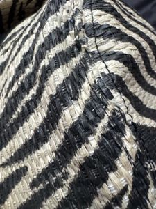 Zebra Print Fedora Hat