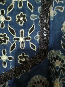 Stylish Blue Printed Kurta