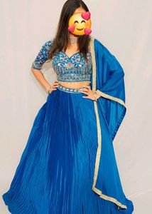Stunning Blue Lehenga Choli