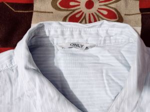 Light Blue Stripe Shirt.