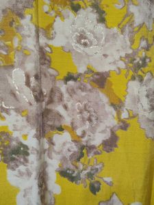 New 2 piece Set Kurta with Pants Mustard Floral