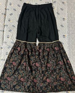 Floral Print Sharara Suit Set