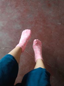 🎀Cute Pink used socks for women 🎀