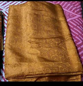 Beautiful Yellow Saree with Intricate Border