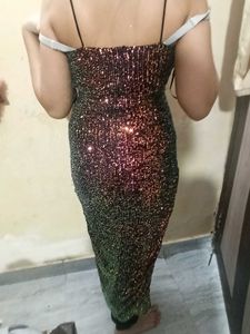 One Shoulder Party Cocktail Slit Cut Dress Urbanic