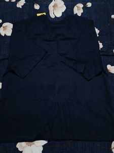 Blue Oversized Graphic T-Shirt