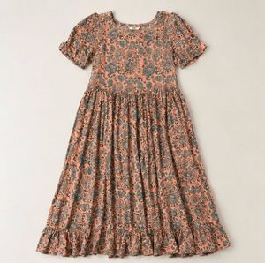 Bohemian Print Midi Dress