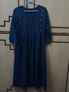 Elegant Teal Blue Maxi Dress