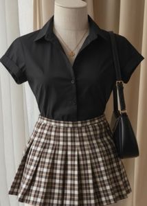 Plaid Mini Skirt
