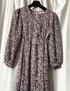 Floral Print Mini Dress