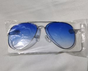 Blue Aviator Sunglasses