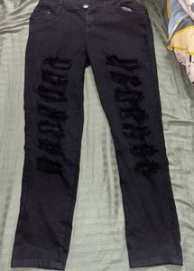 Ripped Black Jeans