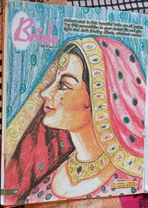 Indian Bride Portrait Art