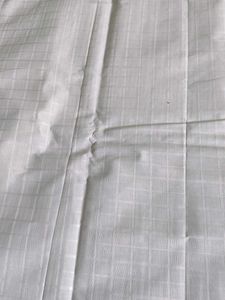 White Dress Material Fabric