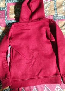 Cozy Red Hooded Jacket