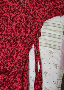 Red High Low Gown From Westside