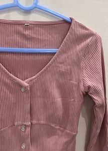 Peacy Mauve Mini Dress