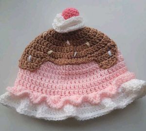 Adorable Cupcake Crochet Hat