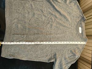 Men's Grey Crew Neck Sweater