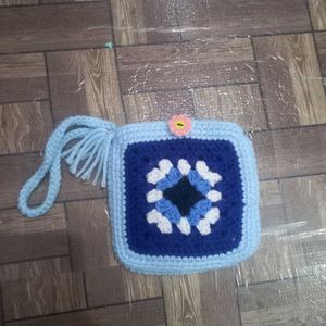 Crochet Granny Square Pouch