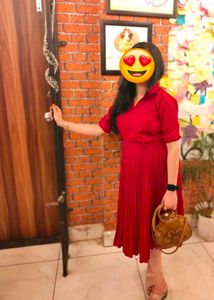 mehroon dress
