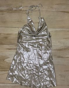 Shiny Halter Neck Top (TRUE TO SIZE FOR S)