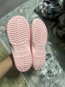 Pink Crocs Slides with Jibbitz