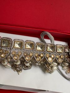 Exquisite Kundan and Pearl Choker Set
