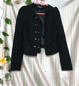 Black Military Style Jacket