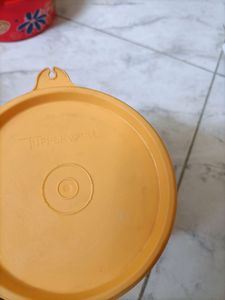 Vintage Tupperware Lid - Orange