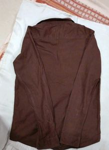 Brown oldmoney Linen shirt
