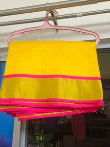 Yellow & Pink Saree