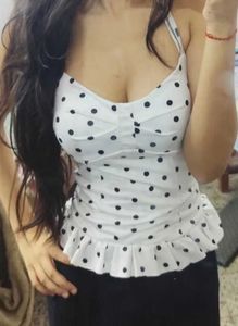 Polka Dot Halter Top