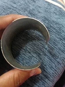 silver floral cuff bangale/ kada ( mudium size , p