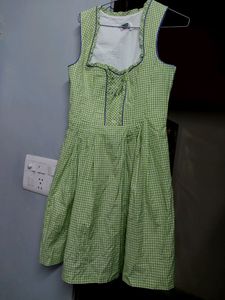 Vintage Cottage Green Dress