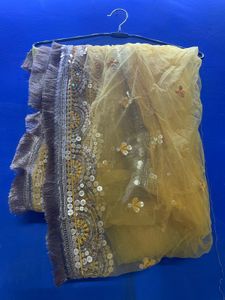 Yellow gharara suit for haldi special