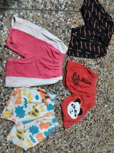 04 Baby Girl's Shorts Bundle