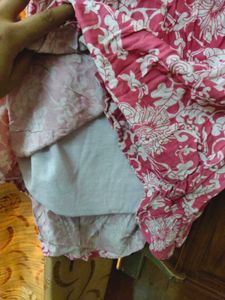 Stylish Pink Floral Kurta Top
