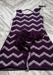 Elegant Purple Embroidered Kurta Set