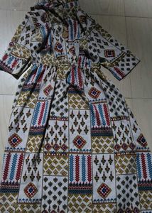 Bohemian Print Maxi Dress