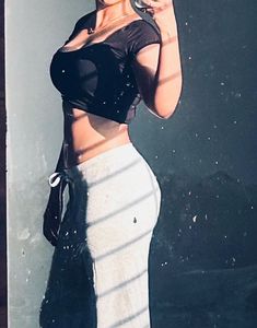 H&amp;M Divided Black Crop Top