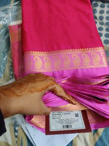 Mysore crepe silk saree