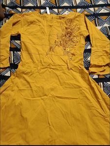 Denim &amp; Yellow dress