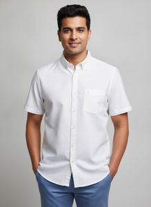 Classic White Men's Shirt