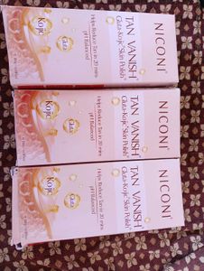 Niconi Tan removal x 3