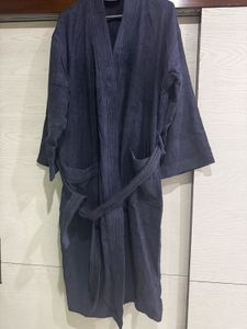 Comfortable Navy Robe for couple with loving vibes