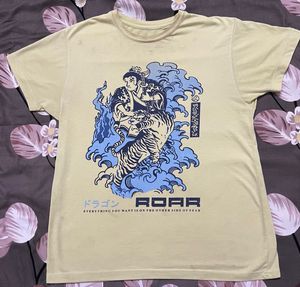 Graphic Art T-Shirt: Samurai &amp; Tiger Design