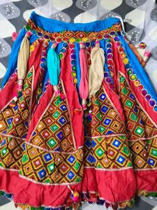 Vibrant Embroidered navratri lehenga choli