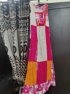 Bohemian Patchwork Maxi Dress