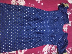 Royal Blue Embroidered Kurta Set